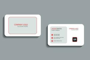 Modern business card design . double sided business card design template. vector