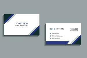 Modern business card design . double sided business card design template. vector