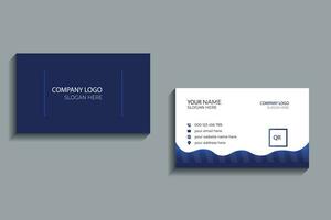 Modern business card design . double sided business card design template. vector