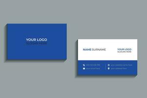 Modern business card design . double sided business card design template. vector