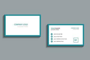 Modern business card design . double sided business card design template. vector