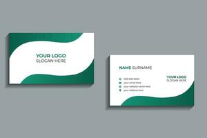 Modern business card design . double sided business card design template. vector