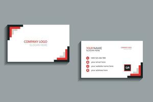 Modern business card design . double sided business card design template. vector