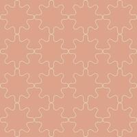 Monochrome seamless pattern with elegant decorative ornament. Simple and elegant background design. Graphic texture in pastel color and retro style vector