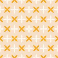 Simple repetitive pattern with classical geometrical elements. Seamless elegant texture for home decor, textile, paper and surface design. Decorative background vector