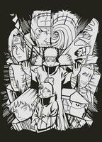 Anime Naruto 004 vector
