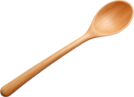 AI generated wooden spoon png