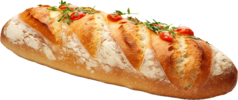 AI generated ciabatta bread png