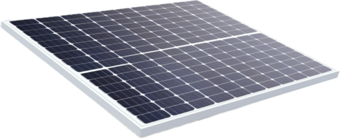 AI generated solar panel png