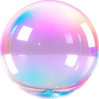 AI generated 3D crystal glass png