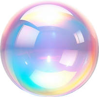 AI generated 3D crystal glass png