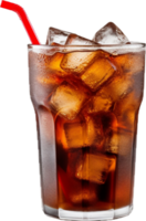 ai generado Coca en vaso png