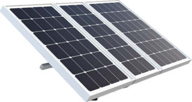 ai generado solar panel png