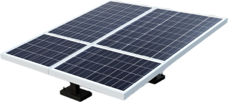 ai generado solar panel png