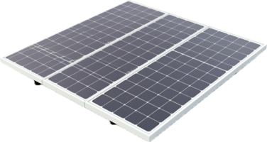 AI generated solar panel png