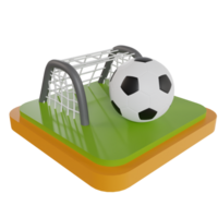 Sports game 3d render icon png