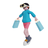 metaverse concept 3d geven icoon png