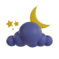 clima cielo nube 3d hacer icono png