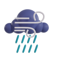 clima cielo nube 3d hacer icono png