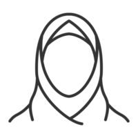 Hijab Mädchen Frauen Kopf Startseite png mit transparent Hintergrund Design Vorlage