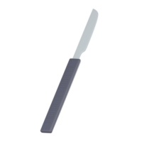 Surgical Stainless Steel Metal Scalpel 3D Icon for Medical and Healthcare Projects. 3D render png