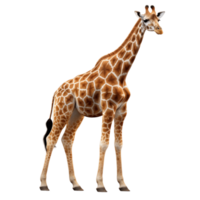 AI generated Giraffe clip art png