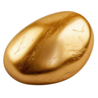 AI generated Gold stone clip art png