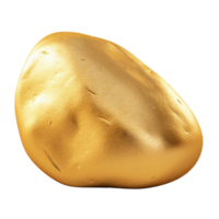 ai gerado ouro pedra grampo arte png