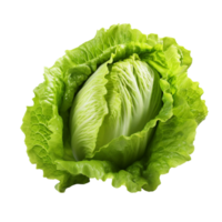 AI generated Green lettuce clip art png