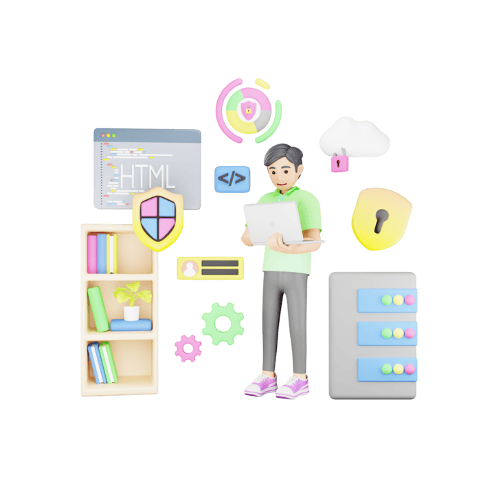 Coding Illustration PNGs for Free Download