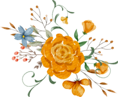 Watercolor Flower Arrangement png