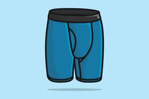 Men Sports Underwear vector illustration. Sports and fashion objects icon concept.