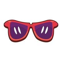 Sunglasses icon. Cartoon style vector illustration icon for web design element