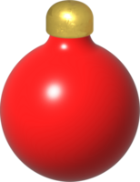 illustrazione della palla di natale png