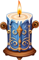 AI generated a candle with ai generative png