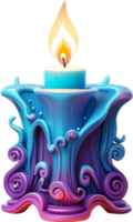 AI generated a candle with ai generative png