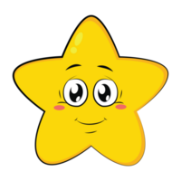 beg clear eye yellow star face emotion funny design png
