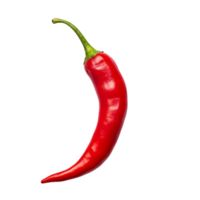 AI generated red hot chili pepper on transparent background PNG image