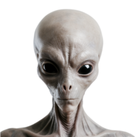 AI generated alien on transparent background PNG image