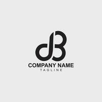 Elegant BB Letter Linked Monogram Logo Design vector