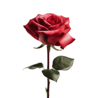 AI generated Rose clip art png