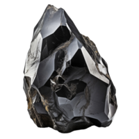 ai generado shungite Roca joya acortar Arte png