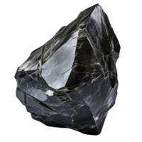 AI generated Shungite stone gem clip art png