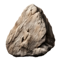 AI generated Large Rock Isolated on Transparent Background png