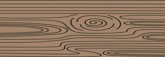 Abstract growth rings of a tree.Line design of a wooden stump. vector