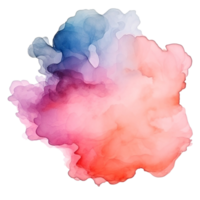 AI generated Watercolor blob clip art png