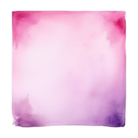 AI generated Watercolor square banner clip art png