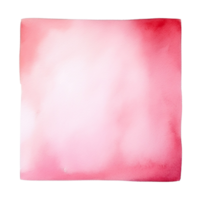 AI generated Watercolor square banner clip art png