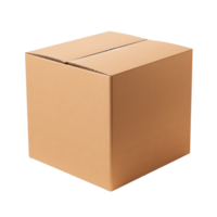 AI generated Cardboard box clip art png