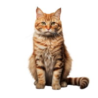 AI generated Cat clip art png